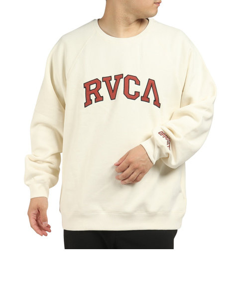 ルーカ（RVCA）トレーナー 長袖 BALANCED CREW プルオーバー BC042034 ANW