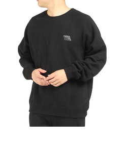 ルーカ（RVCA）長袖 トレーナー HAMPTON CREW ブラック プルオーバー BC042038 BLK