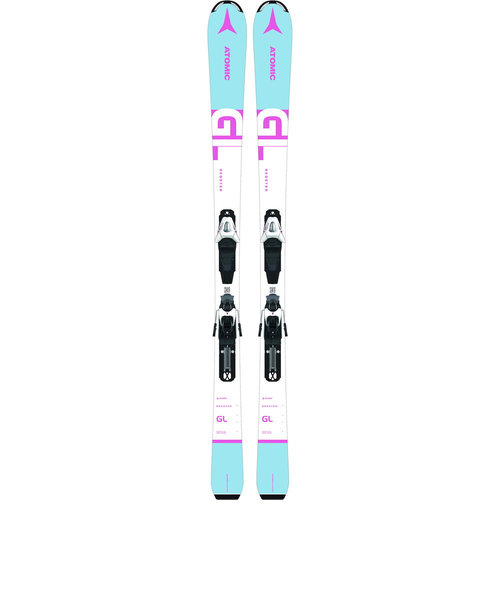 スキー板 130cm アトミックATOMIC ジュニア用 ２３センチブーツ - スキー