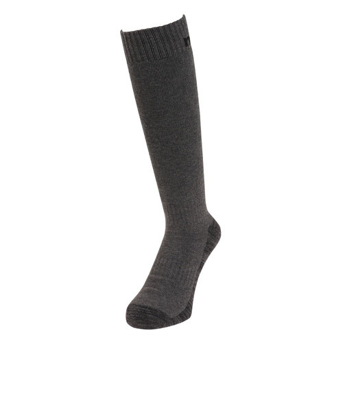 エアボーン（ARBN）靴下 ソックス 切り替え柄 グレー AB33WC0002 GRY 防寒 保温 抗菌防臭 足首サポート
