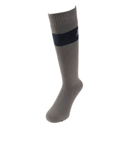 エアボーン（ARBN）靴下 ソックス ロゴ柄 グレー AB33WC0003 GRY 防寒 保温 抗菌防臭