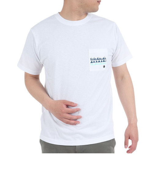 クイックシルバー（Quiksilver）半袖Tシャツ メンズ QUIK SPRAY 23SPQST231015WHT