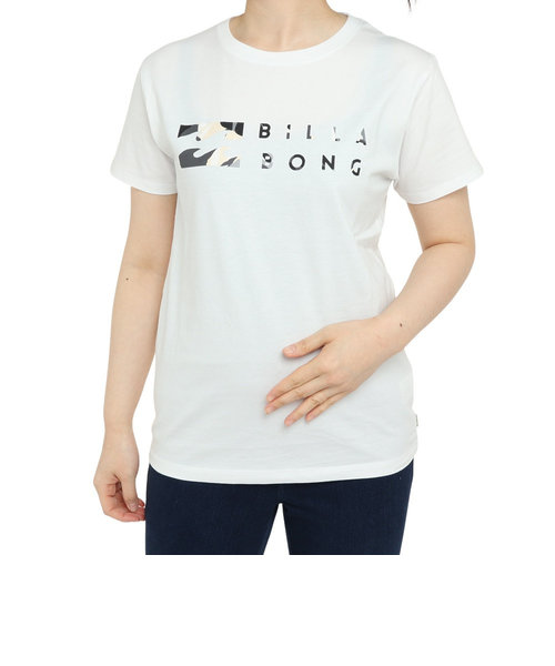 ビラボン（BILLABONG）Tシャツ レディース ベーシックロゴ  BD013200 BPB