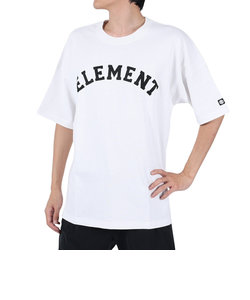 エレメント（ELEMENT）半袖 Tシャツ メンズ COLLEGE BD021237 WHT