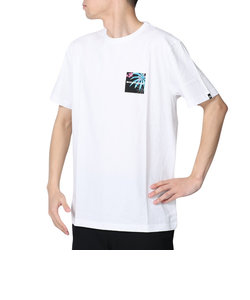 ビラボン（BILLABONG）半袖Tシャツ メンズ BACK SQUARE BD011202 WHT