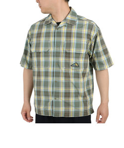 ニューバランス（new balance）カジュアルシャツ 半袖 MT1996 ショートスリーブシャツ AMT35096-DMO グリーン