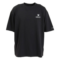 ハーレー（HURLEY）半袖Tシャツ メンズ プリントオーバーサイズ バックロゴ MSS2310029-BLK