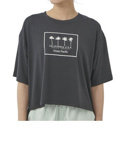 オーシャンパシフィック（Ocean Pacific）ラッシュガード 半袖 Tシャツ ハイブリット 水陸両用 ブラック 522494-BLK