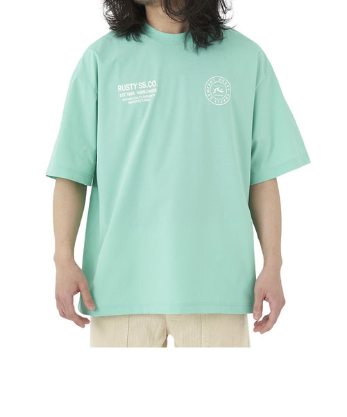 ラスティ（RUSTY）PEARTEX半袖Tシャツ 913500EME ドライ 軽量 UVカット ストレッチ