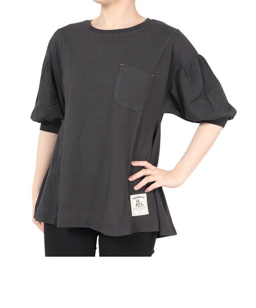 クリフメイヤー（KRIFF MAYER）半袖Tシャツ ウェットプロテクト フレアTシャツ 2247813L-17:CHARCOAL チャコールグレー