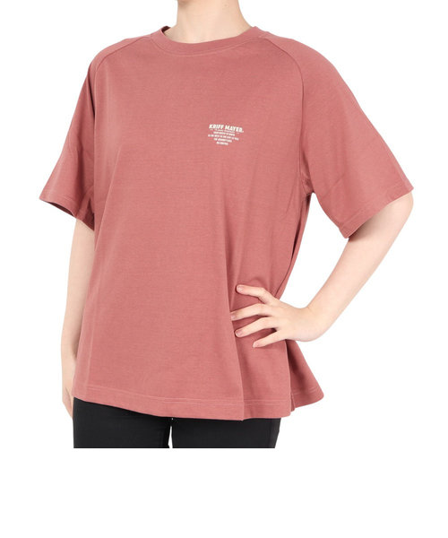 クリフメイヤー（KRIFF MAYER）半袖Tシャツ 冷感ラビットロゴTシャツ 2247815L-35:RED レッド