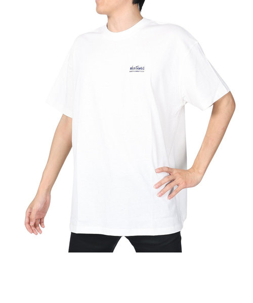 ワイルドシングス（WILD THINGS）半袖Tシャツ バース プレイス Tシャツ WT23035SK-WHITE ホワイト