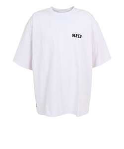 リーフ（REEF）ラッシュガード 半袖 Tシャツ UVカット 紫外線対策 ロゴ RFTEM2321 WHT Lサイズ