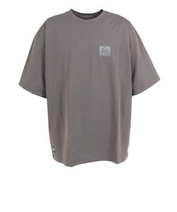 リーフ（REEF）ラッシュガード 半袖 Tシャツ UVカット 紫外線対策 ロゴ RFTEM2324 CHARCOAL Lサイズ