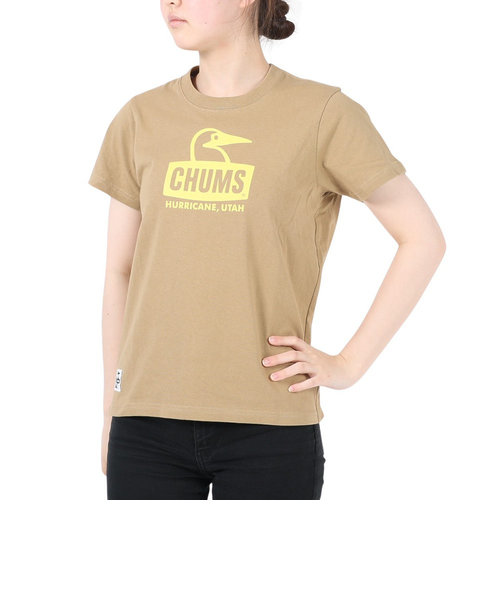 チャムス（CHUMS）ブービーフェイス 半袖Tシャツ CH11-2278-B080 ベージュ