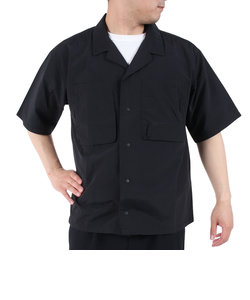 ワイルドシングス（WILD THINGS）カジュアルシャツ サプレックス キャンプシャツ WT23008AD-BLACK ブラック