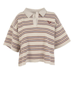 ロキシー（ROXY）半袖ポロシャツ レディース SUNNY DAY POLO クロップド トップ RDK232032 GBO