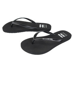 ビラボン（BILLABONG）ビーチサンダル ビーサン レディース 海 プール FLIP FLOPS BD013925 BLK