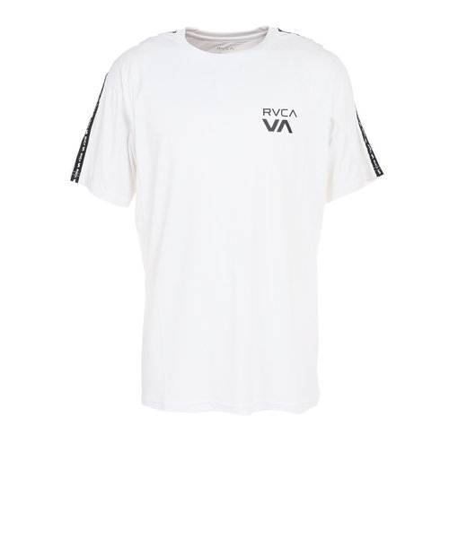 ルーカ（RVCA）ラッシュガード 半袖 Tシャツ 吸汗速乾 UVカット UPF50+ 紫外線対策 アウトドア スポーツ VENT TAPE ST BD0418…