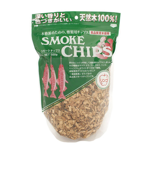 進誠産業（ ）スモーカー キャンプ バーベキュー 燻製 リンゴチップ 500g BBQ