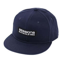 セッションズ（SESSIONS）バーロゴBBキャップ 218216 NVY 帽子 大きいサイズ