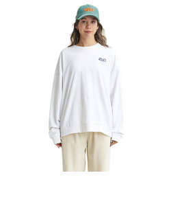 ロキシー（ROXY）ミニ裏毛 トップス 長袖Tシャツ 23FWRLT234028WHT