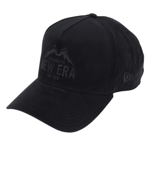 ニューエラ（NEW ERA）帽子 キャップ アウトドア 9FORTY A-Frame Micro コーデュロイ 13772445 ブラック