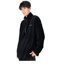 ルーカ（RVCA）CORD HALF ZIP TOP トレーナー BD042154 BLK