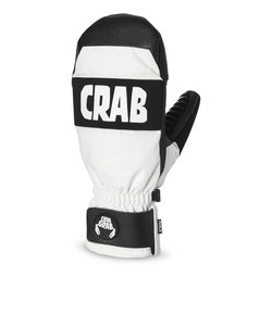 クラブグラブ（CRABGRAB）グローブ ミトン スノーボード 23-24 PUNCH MITTEN WHT サイズL