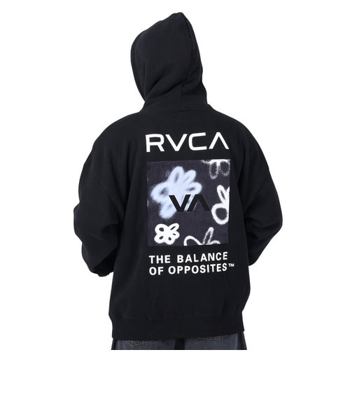 ルーカ（RVCA）HI SPEED FLORAL フーディー パーカー BD042162 BLK