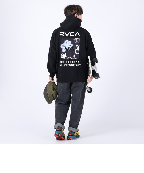 RVCA ルーカ スウェット L BLK BD042152-