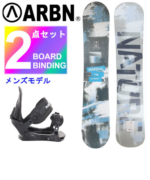 エアボーン（ARBN）スノーボード 2点セット 板 ビンディング 金具 23 ...