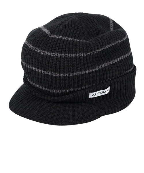 帽子 ニットキャップ バイザー AT23 VISOR BLACK