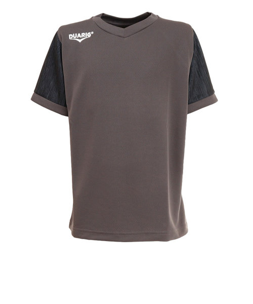 デュアリグ（DUARIG）サッカーウェア ジュニア ドライプラス 半袖 Tシャツ プラクティスシャツ 2S8210-SCWR-742UK CGRY 速乾
