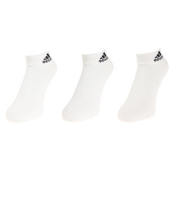 アディダス（adidas）薄手 軽量 アンクルソックス 3足組 EBL54-HT3468