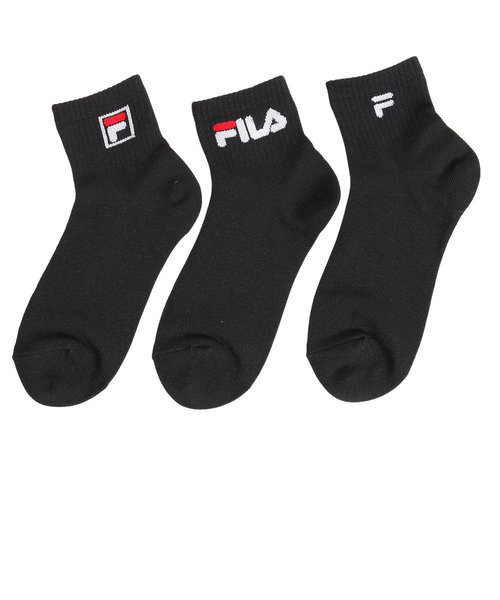 フィラ（FILA）ジュニア 3足組 ショートソックス 4510036-02-1924