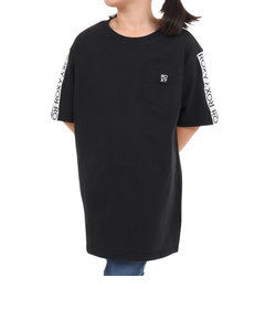 ロキシー（ROXY）半袖Tシャツ キッズ MINI DAY BY DAY Tシャツ ワンピース TDR232106 BLK