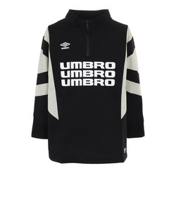 アンブロ（UMBRO）ジュニア サッカーウェア THE THIRD ウォームアップトップ UUJWJF11 BLK