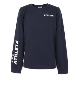 アスレタ（ATHLETA）ジュニア サッカー フットサルウェア 長袖Tシャツ 3376J NVY