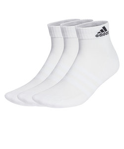 アディダス（adidas）ジュニア クッション スポーツウェア アンクルソックス3足組 EBB63-HT3441