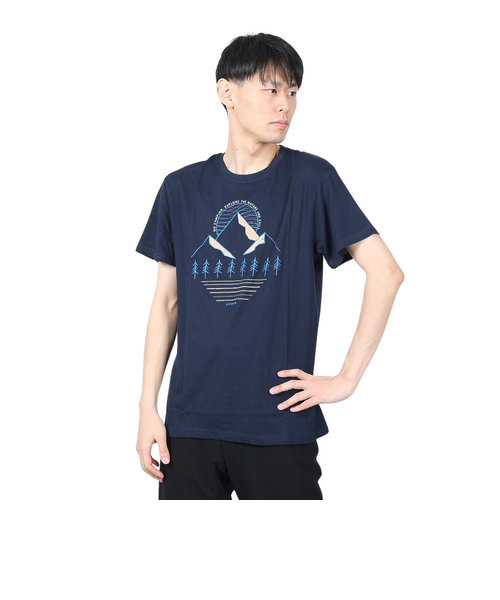 半袖Tシャツ カットソー MORONI 5 57628 390 ネイビー