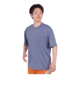 オークリー（OAKLEY）半袖Tシャツ カットソー フォージーエル スクラッチ 4.0 FOA406369-62C ブルーグレー