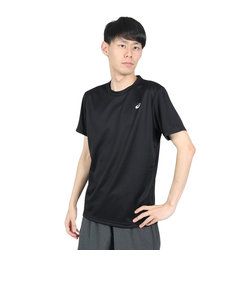 アシックス（ASICS）Tシャツ 半袖 メンズ 黒【オンライン限定価格】ワンポイント 2033A699.001 