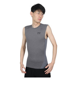 アンダーアーマー（UNDER ARMOUR）ヒートギア(夏向け) コンプレッション スリーブレス シャツ 1361522 090 速乾