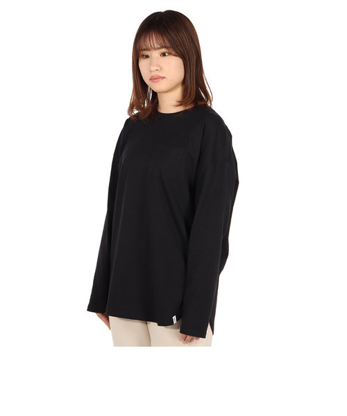 エルケクス（ELKEX）ビッグクルーロングTシャツ EKL1FA3083 BLK