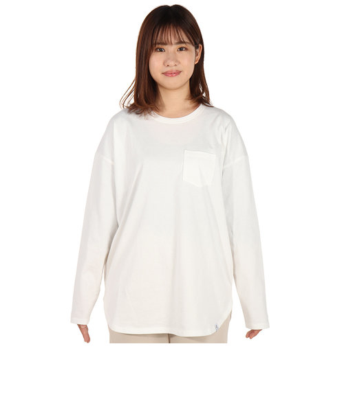 エルケクス（ELKEX）ビッグクルーロングTシャツ EKL1FA3083 OWHT