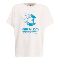 ドライ 速乾 UV ドライプラス プリントメッシュTシャツ CT2S3391-TR865-DGCD WHT