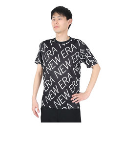 ニューエラ（NEW ERA）半袖 テック Tシャツ オールオーバーロゴ 13061499