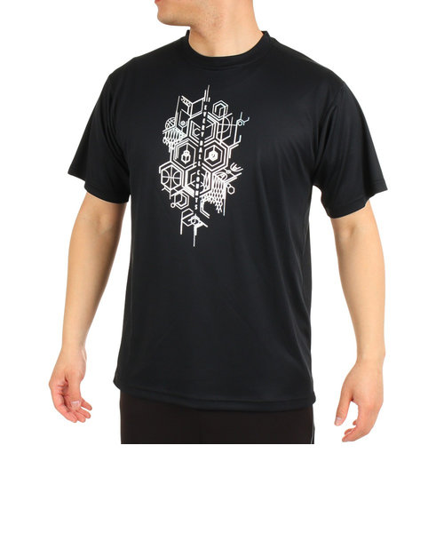 エックスティーエス（XTS）バスケットボールウェア ドライプラス 半袖Tシャツ 751TS3CD0004 BLK