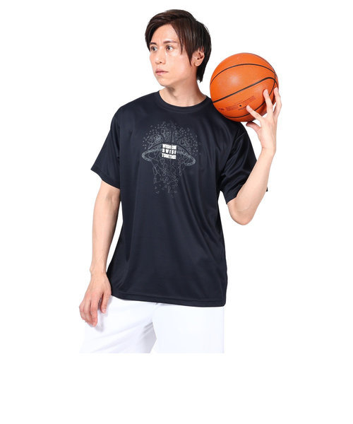 エックスティーエス（XTS）バスケットボールウェア ドライプラス メッセージTシャツ 751TS3ES0013 BLK